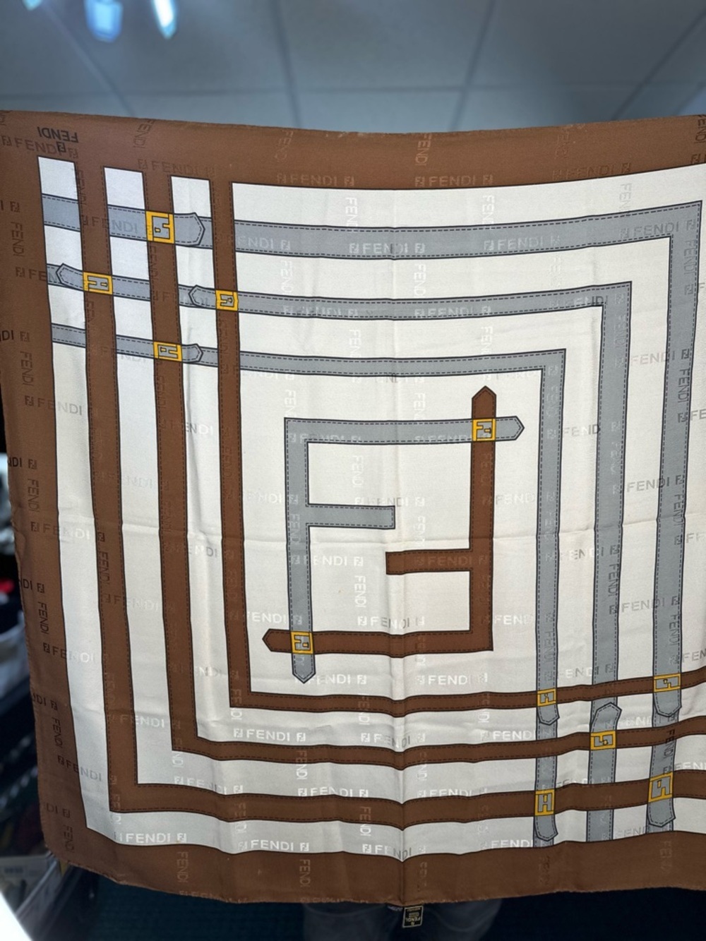 FENDI SILK SCARF